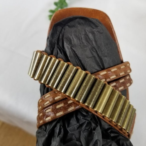 CELINE Leather Slingback Sandals - Picture 3 of 7